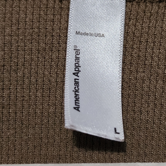 American Apparel Dexter Morgan Kill Shirt Mens Large Thermal Henley - Picture 5 of 9